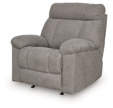 Hoyne Park Smoke Recliner from Ashley Furniture - Luna Furniture