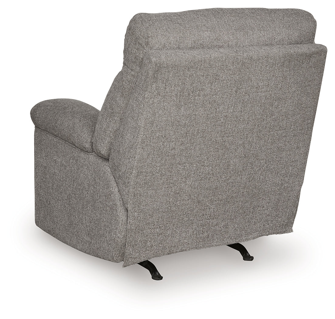 Hoyne Park Smoke Recliner from Ashley Furniture - Luna Furniture