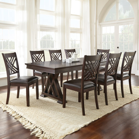 Adrian Espresso Dining Table from Steve Silver - Luna Furniture