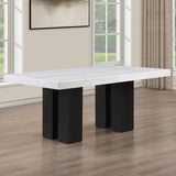 Artemis White Marble Dining Room Set from Steve Silver - Luna Furniture