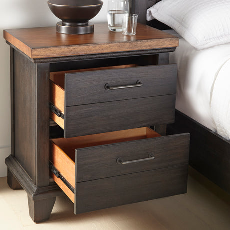 Bear Creek Brown 4-Piece King Set(King Bed/NS/Dresser/Mir) from Steve Silver - Luna Furniture