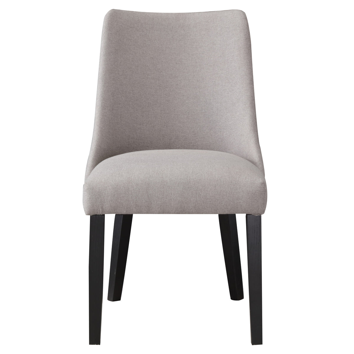 Xena Ebony/Gray Upholstered Side Chair, Set of 2 from Steve Silver - Luna Furniture