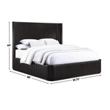 Henry Reeded King Bed, Espresso Finish from Steve Silver - Luna Furniture