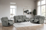 Hudson Dark Gray 3-Piece Reclining Living Room Set from Happy Homes - Luna Furniture