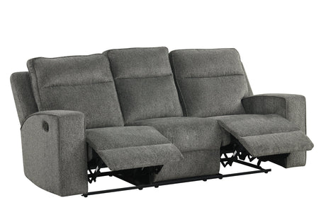Hudson Dark Gray 3-Piece Reclining Living Room Set from Happy Homes - Luna Furniture
