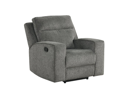 Hudson Dark Gray 3-Piece Reclining Living Room Set from Happy Homes - Luna Furniture