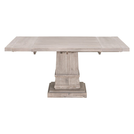 Hudson 44" Square Extension Dining Table in Natural Gray Acacia from Essentials For Living - Luna Furniture