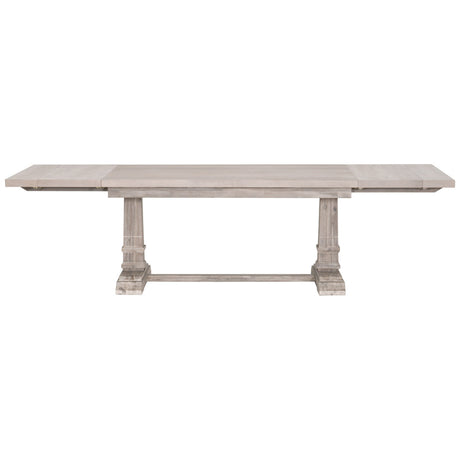 Hudson Extension Dining Table in Natural Gray Acacia from Essentials For Living - Luna Furniture