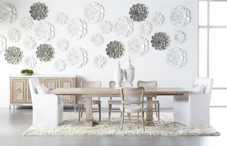 Hudson Extension Dining Table in Natural Gray Acacia from Essentials For Living - Luna Furniture