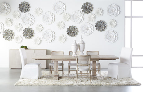 Hudson Extension Dining Table in Natural Gray Acacia from Essentials For Living - Luna Furniture