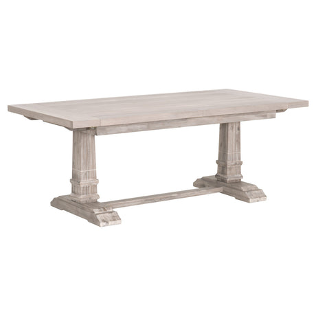 Hudson Extension Dining Table in Natural Gray Acacia from Essentials For Living - Luna Furniture