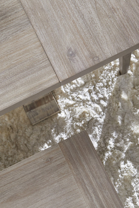 Hudson Extension Dining Table in Natural Gray Acacia from Essentials For Living - Luna Furniture