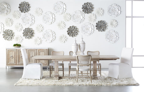 Hudson Extension Dining Table in Natural Gray Acacia from Essentials For Living - Luna Furniture