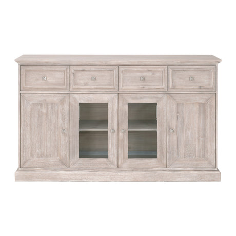 Hudson Media Sideboard in Natural Gray Acacia from Essentials For Living - Luna Furniture
