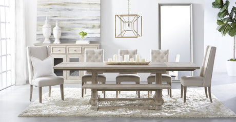 Hudson Media Sideboard in Natural Gray Acacia from Essentials For Living - Luna Furniture