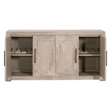Hunter Media Sideboard in Natural Gray Acacia from Essentials For Living - Luna Furniture