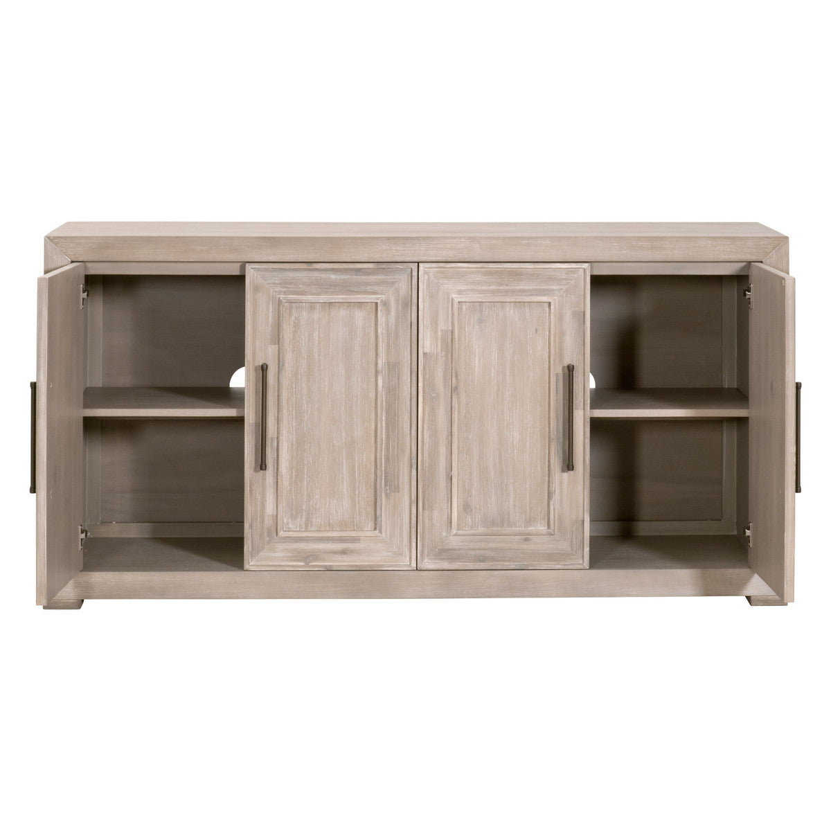 Hunter Media Sideboard in Natural Gray Acacia from Essentials For Living - Luna Furniture