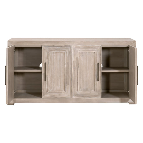 Hunter Media Sideboard in Natural Gray Acacia from Essentials For Living - Luna Furniture