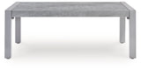 Hurley Park Gray Outdoor Coffee Table from Ashley - Luna Furniture
