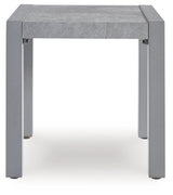 Hurley Park Outdoor Sofa and Loveseat with Coffee Table and 2 End Tables in Gray from Ashley Furniture - Luna Furniture