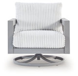 Hurley Park Outdoor Sofa with 2 Lounge Chairs in Gray from Ashley Furniture - Luna Furniture