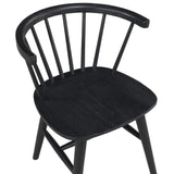Willow Solid Wood Dining Chair, Black from Steve Silver - Luna Furniture