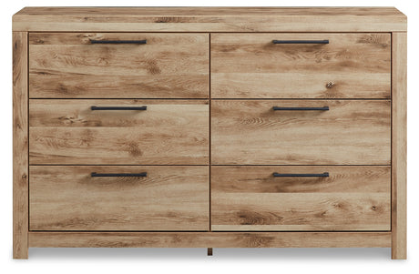 Hyanna King Panel Storage Bed and Dresser from Ashley - Luna Furniture
