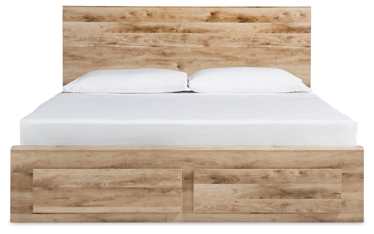 Hyanna King Panel Storage Bed and Dresser from Ashley Furniture - Luna Furniture