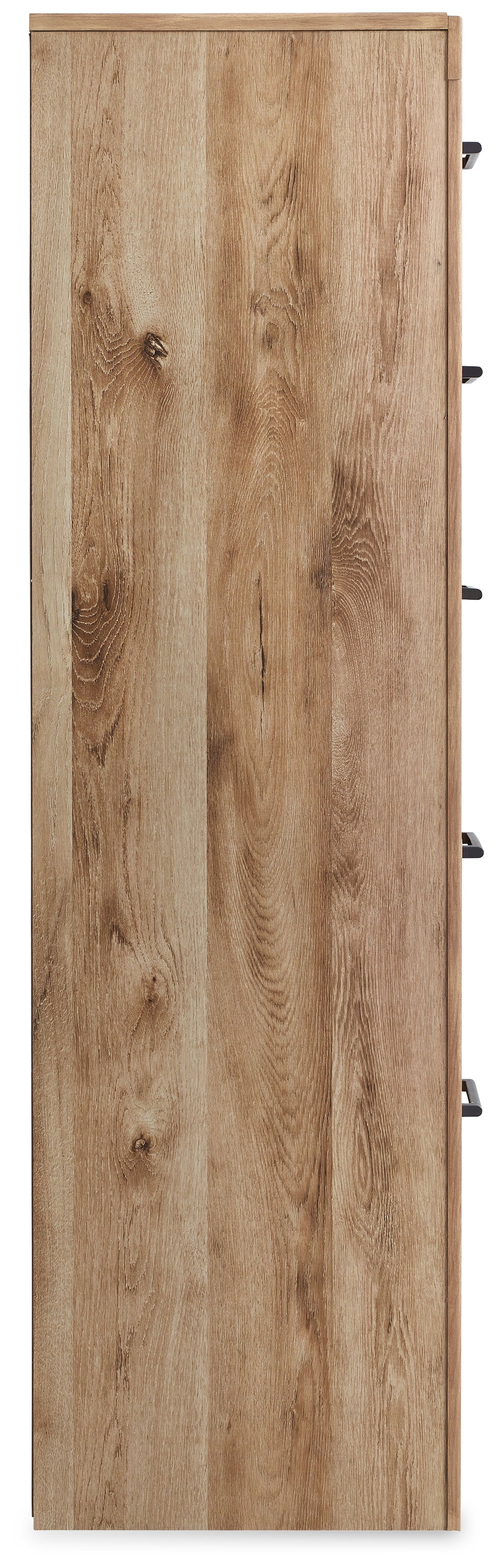 Hyanna Twin Panel Headboard with Mirrored Dresser and Chest in Tan Brown from Ashley - Luna Furniture