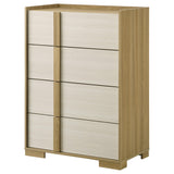 Hyland Natural 4-Drawer Chest from Coaster - Luna Furniture