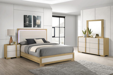 Hyland Natural Bedroom Set from Coaster - Luna Furniture