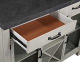 Hyland 5-Piece Counter Dining Set(Counter Table & 4 Counter Chairs) from Steve Silver - Luna Furniture