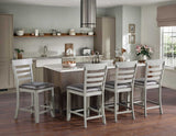 Hyland 5-Piece Counter Dining Set(Counter Table & 4 Counter Chairs) from Steve Silver - Luna Furniture