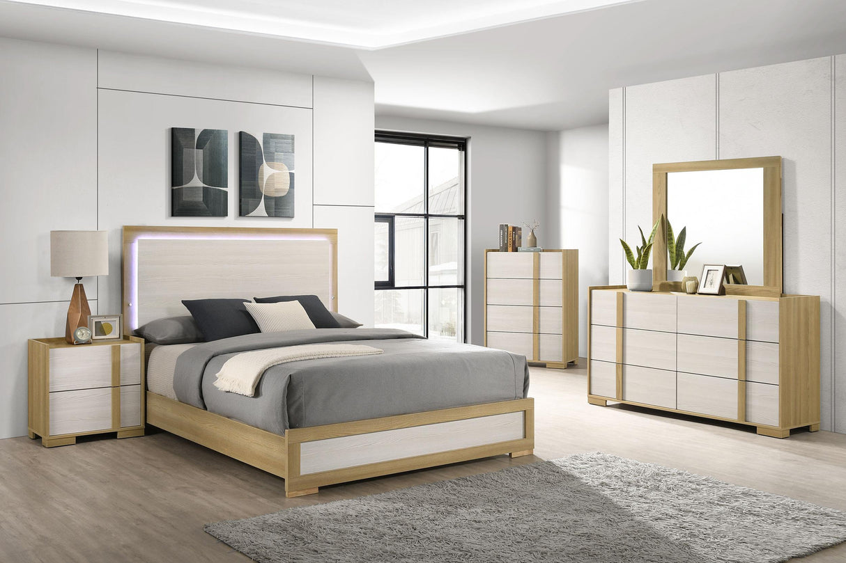 Hyland 5-piece Queen Bedroom Set Natural from Coaster - Luna Furniture