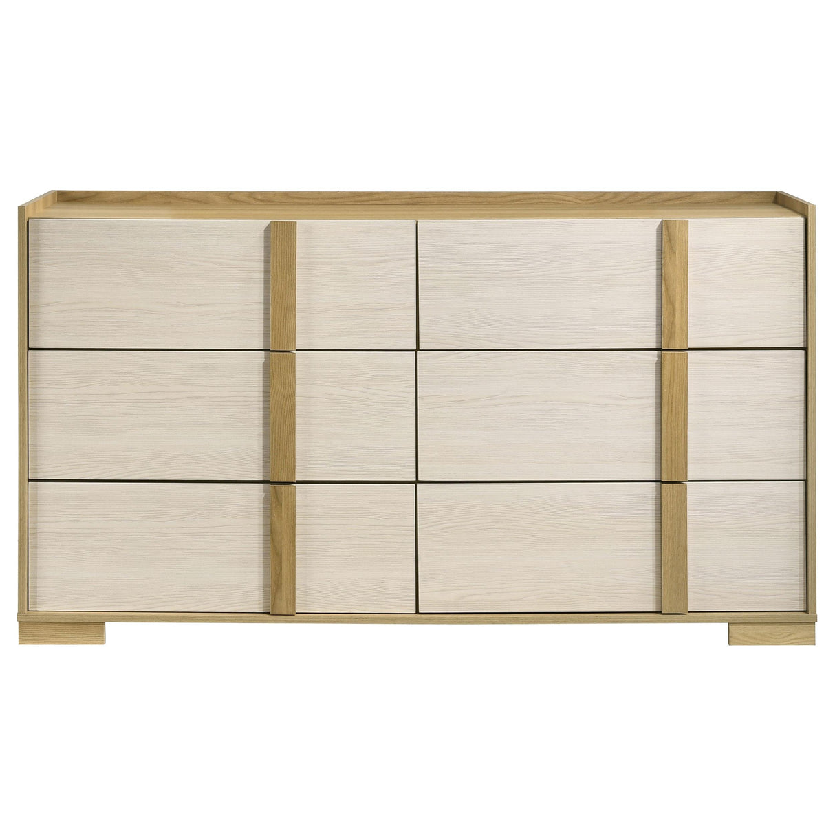 Hyland Natural 6-Drawer Dresser from Coaster - Luna Furniture