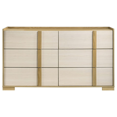 Hyland Natural 6-Drawer Dresser from Coaster - Luna Furniture