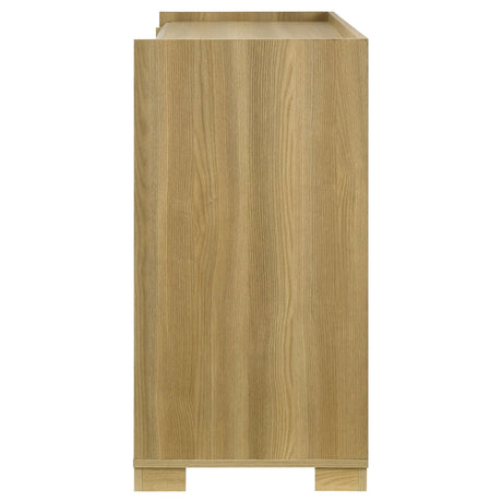 Hyland Natural 6-Drawer Dresser from Coaster - Luna Furniture