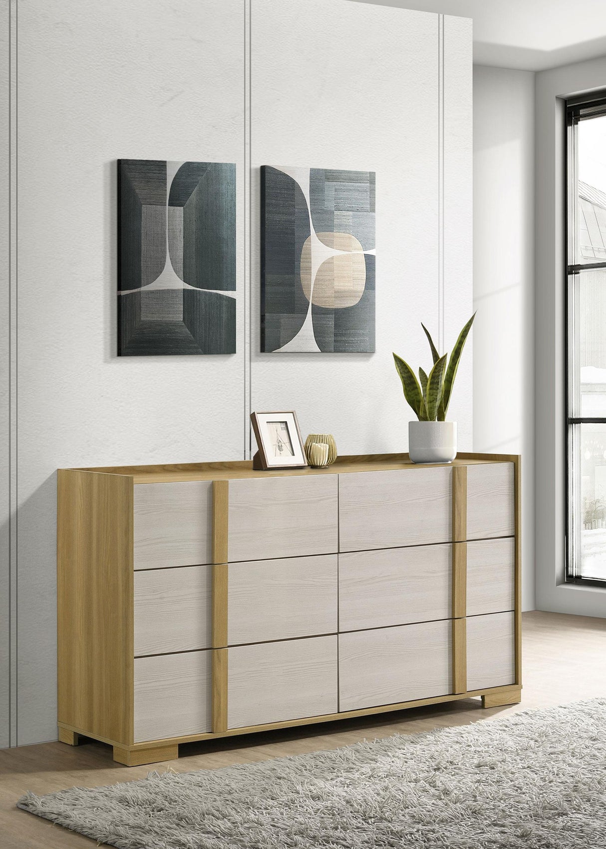 Hyland Natural Bedroom Set from Coaster - Luna Furniture