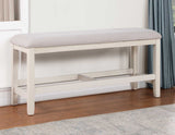 Hyland Vanilla Counter Height Dining Bench from Steve Silver - Luna Furniture