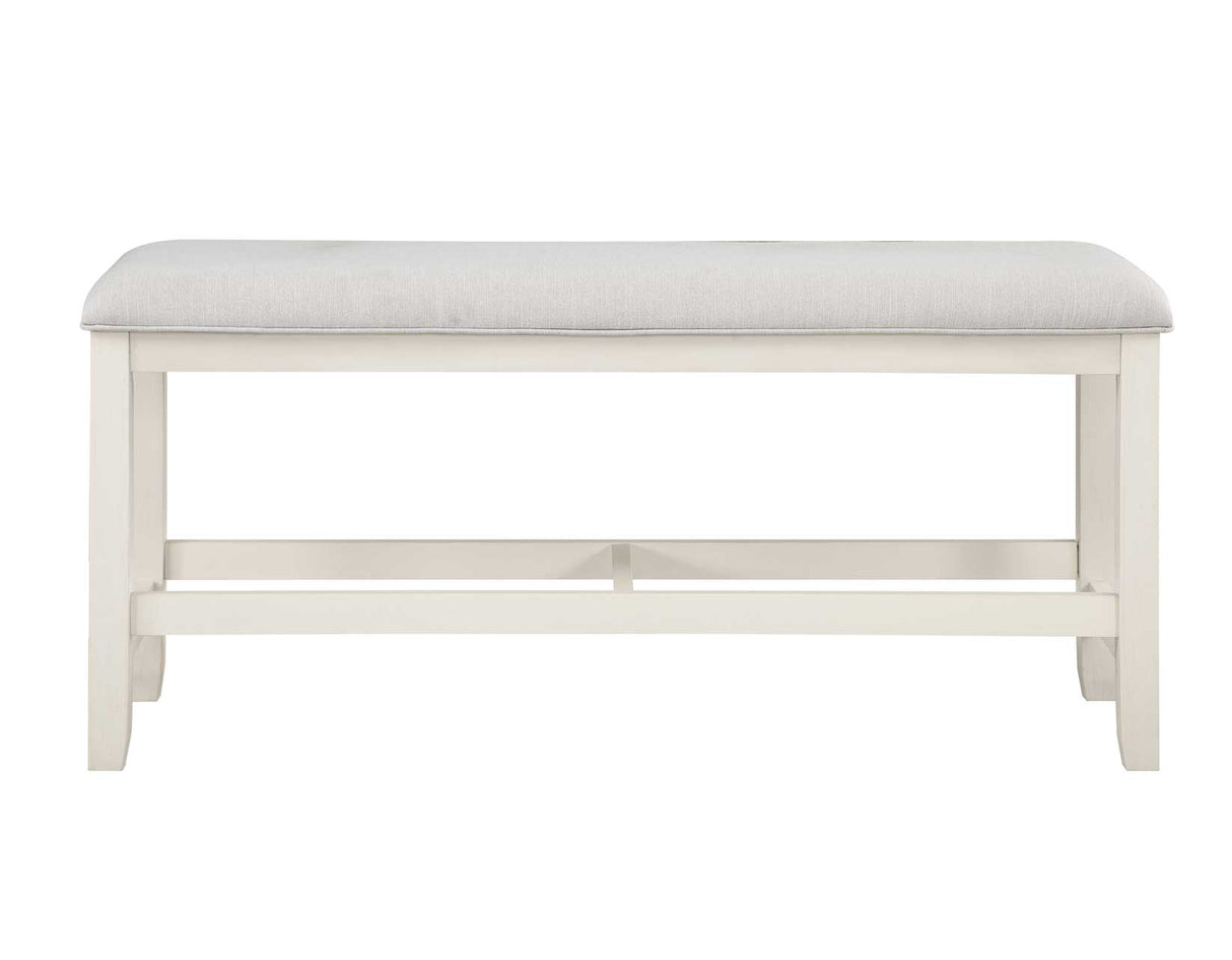 Hyland Vanilla Counter Height Dining Bench from Steve Silver - Luna Furniture