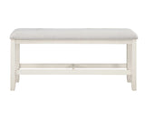 Hyland Vanilla Counter Height Dining Bench from Steve Silver - Luna Furniture