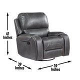 Keily Gray 3-Piece Reclining Living Room Set from Steve Silver - Luna Furniture