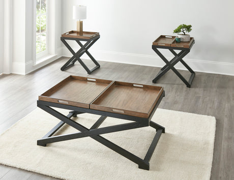 Topeka Brown Cocktail Table from Steve Silver - Luna Furniture