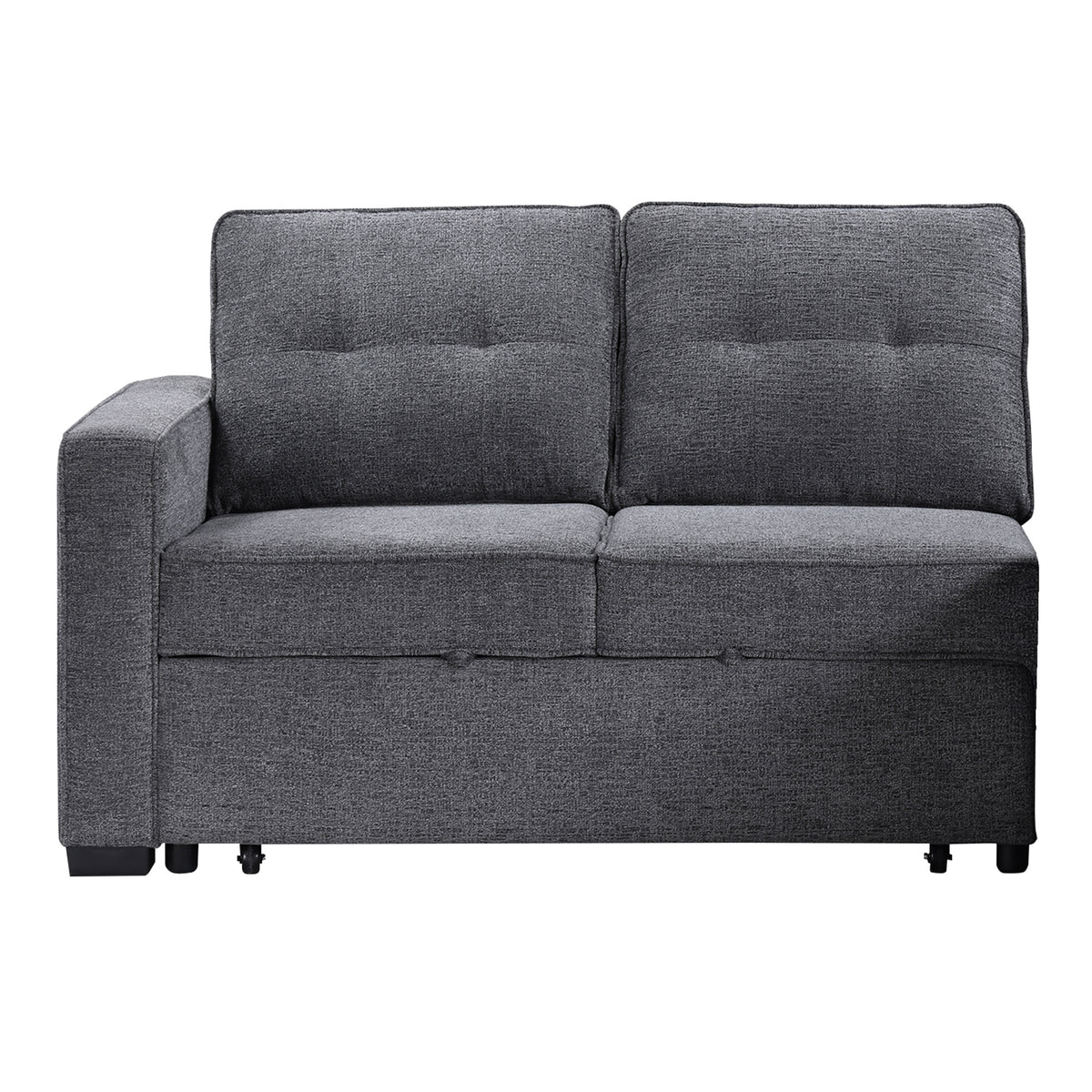 Noah Gray Convertible Sleeper Loveseat from Steve Silver - Luna Furniture