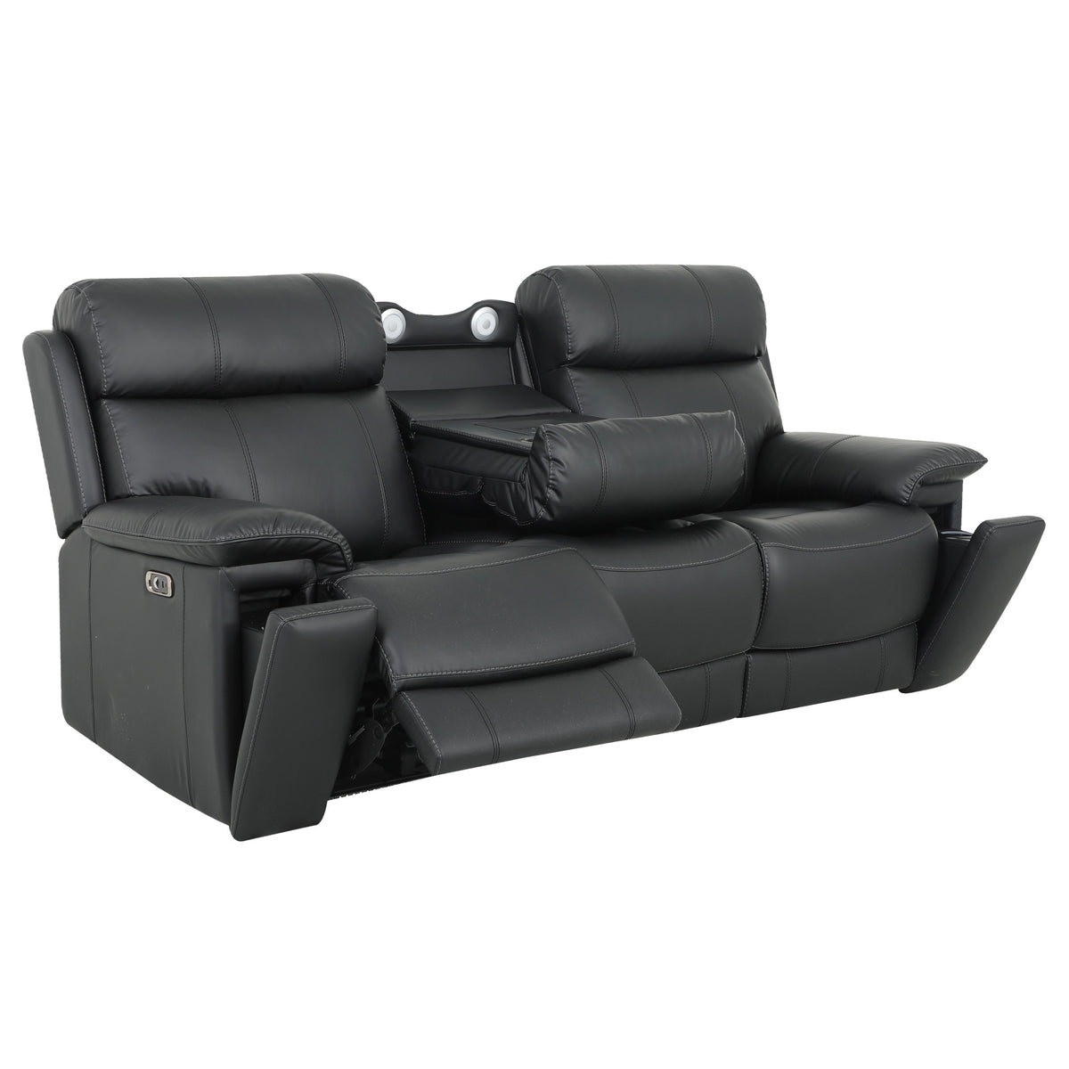 Zenith Power Home Theater Sofa with Built-In Speakers, Lighting and Vibration. from Steve Silver - Luna Furniture