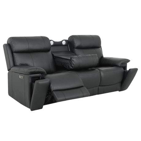 Zenith Power Home Theater Sofa with Built-In Speakers, Lighting and Vibration. from Steve Silver - Luna Furniture