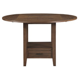Java Warm Mocha Round Counter Height Table from Steve Silver - Luna Furniture