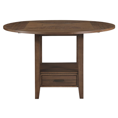 Java Warm Mocha Round Counter Height Table from Steve Silver - Luna Furniture
