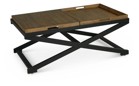 Topeka Brown Cocktail Table from Steve Silver - Luna Furniture