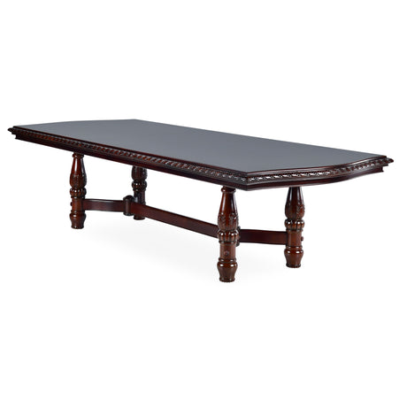 Antoinette 96-120 inch Pedestal Dining Table w/24″ Leaf from Steve Silver - Luna Furniture